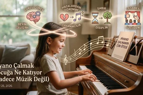 Piyano Çalmak Çocuğa Ne Katıyor (Sadece Müzik Değil) - Ankara Özel Piyano Dersi - Minik Tuşlar