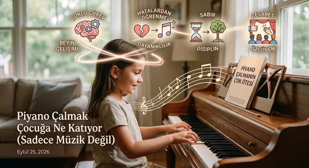 Piyano Çalmak Çocuğa Ne Katıyor (Sadece Müzik Değil)